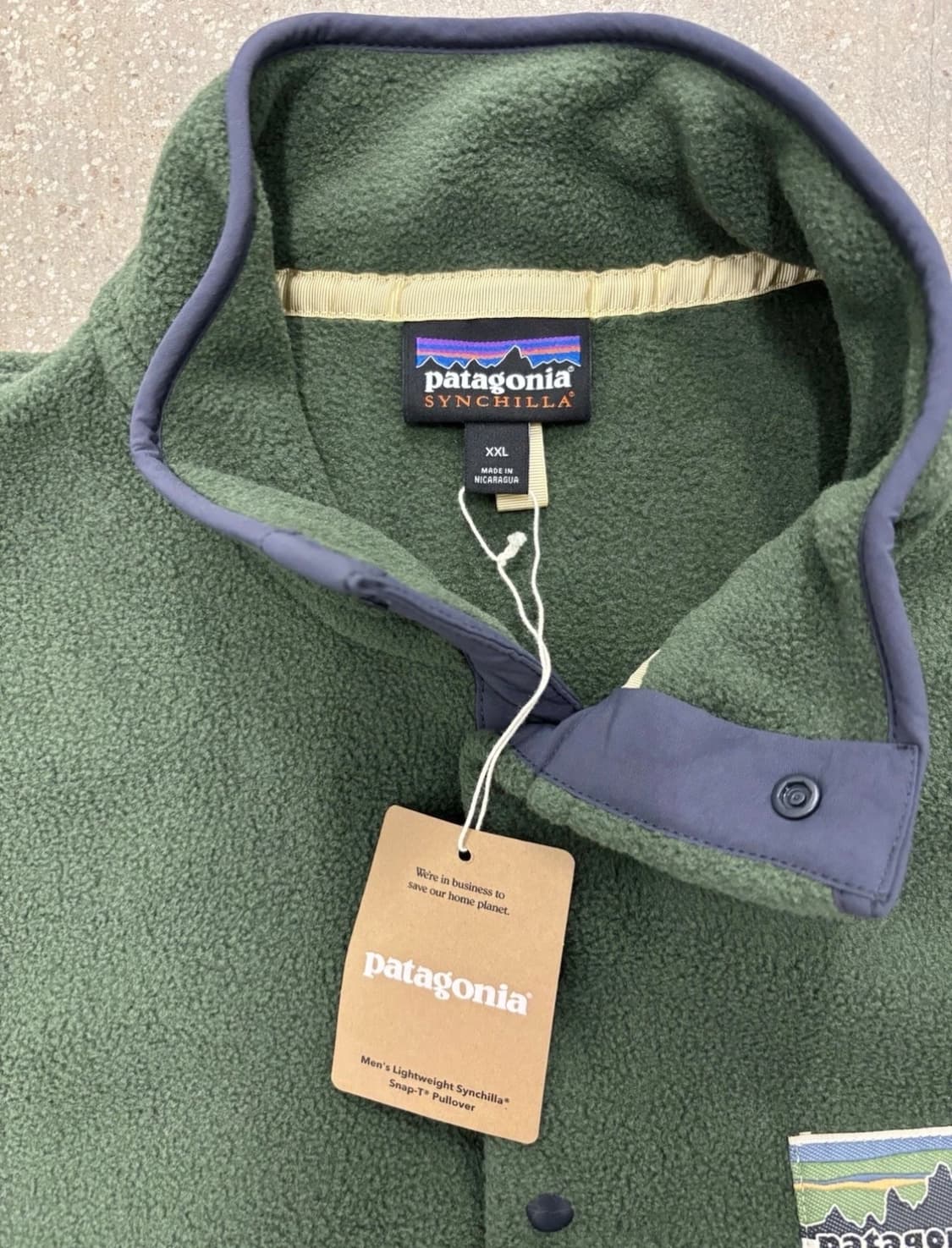 파타고니아 라이트 신칠라 스냅-티 플리스 투톤 상품이미지2