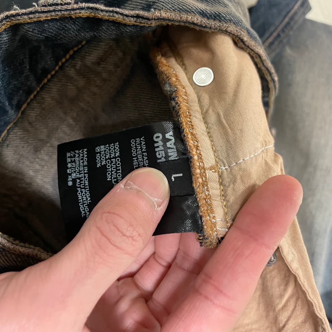 베인 레귤러 진 워시드 블루 상품이미지7