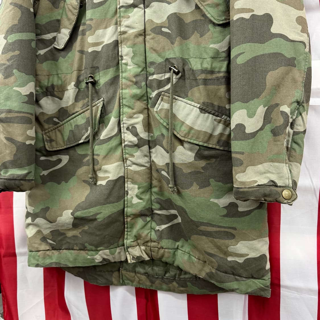H&M 디바이디드 USN 미해군 타입 카모 점퍼 (M)   상품이미지4