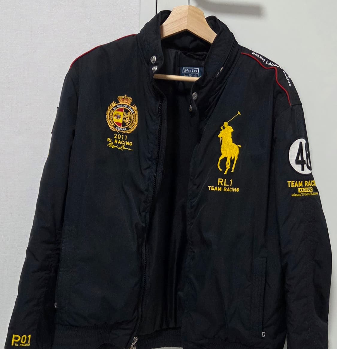 폴로 랄프로렌 에스파냐 스페인 빅포니 레이싱 자켓 L 상품이미지2