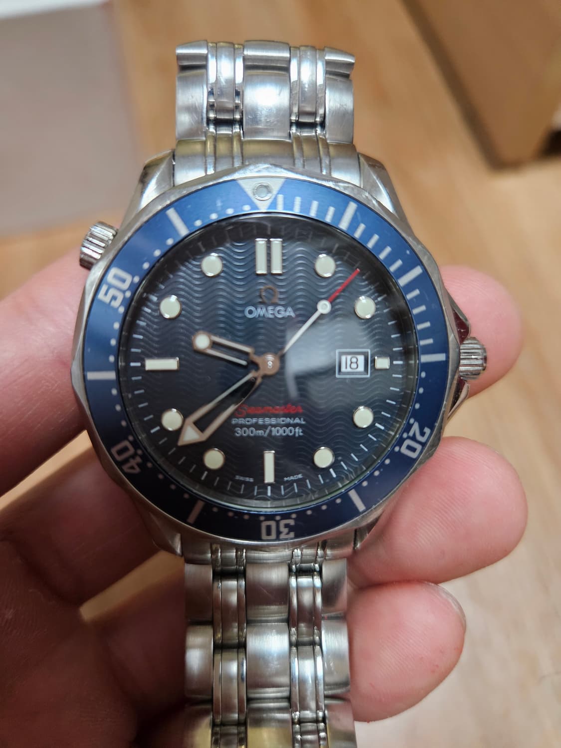 오메가 씨마스터 300 쿼츠 청판 2221.80 상품이미지6