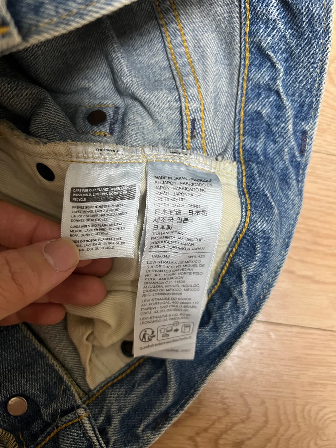 리바이스 LVC 55501 블랙잭 30x32 워싱진 상품이미지5