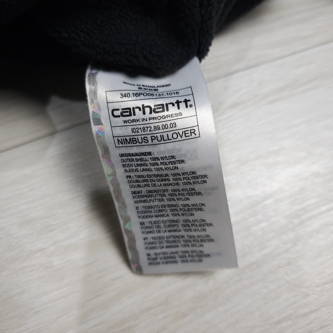 칼하트 님부스 하프집업 아노락 M 상품이미지6
