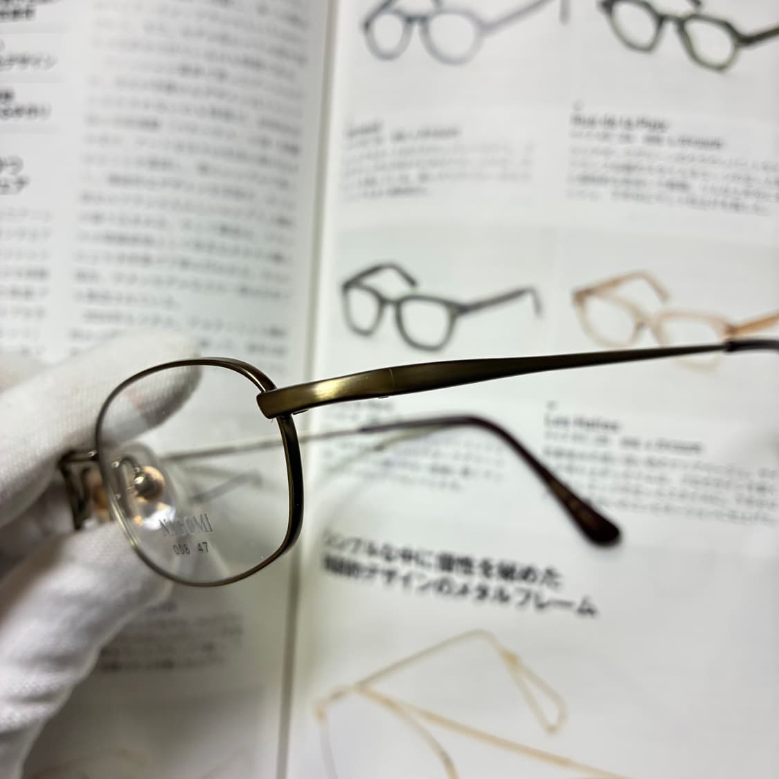 NAGOMI 나고미 티타늄 엔틱골드 일본 안경 상품이미지3
