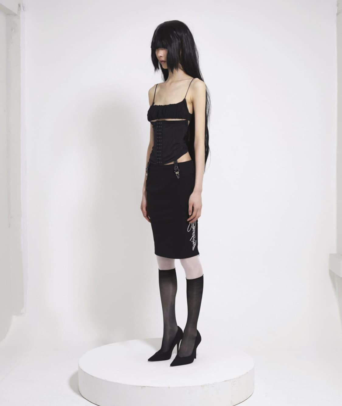 Bonnae slit zip skirt 상품이미지2