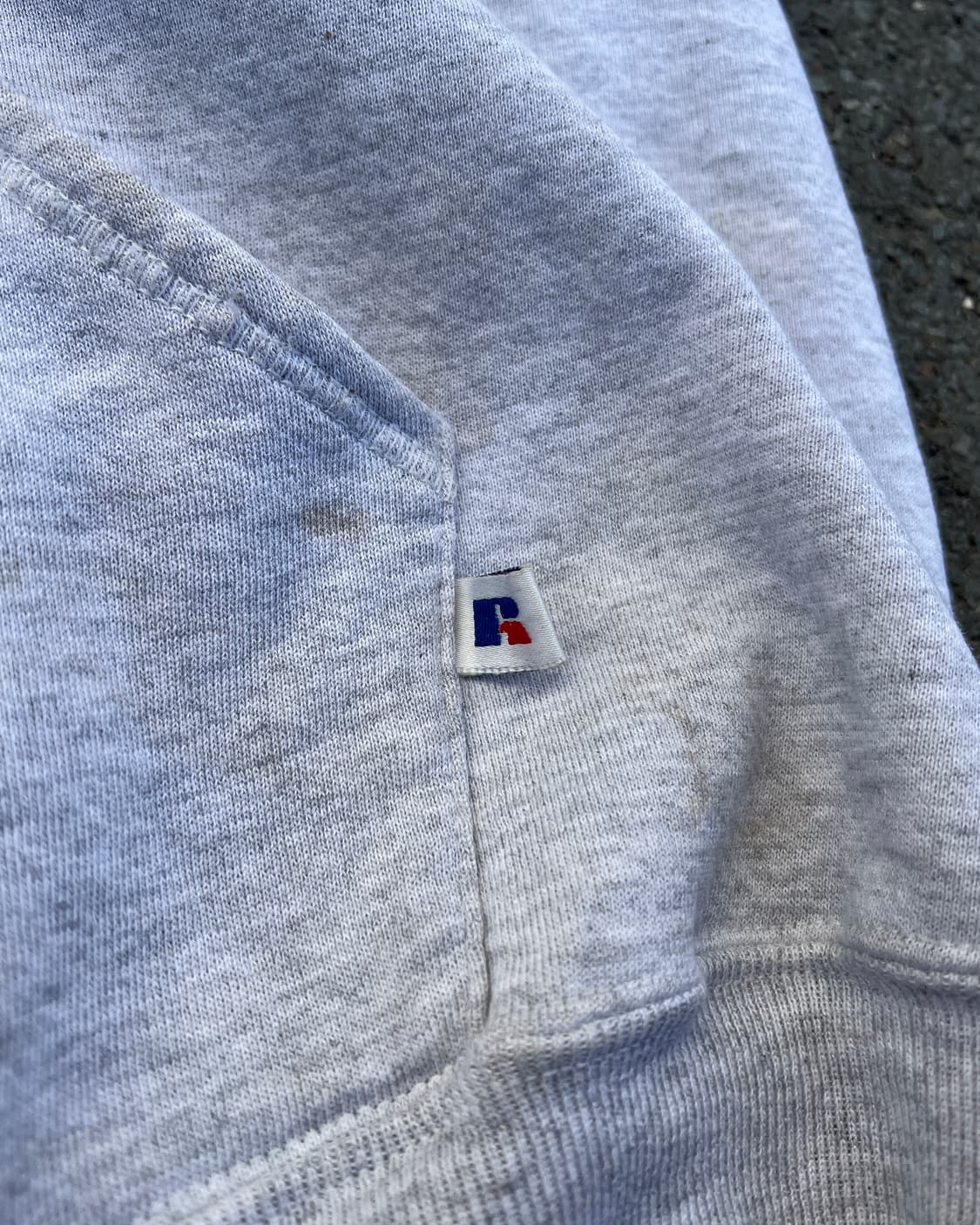 [XL] 90s 미제 러셀 후드집업 그레이 상품이미지3