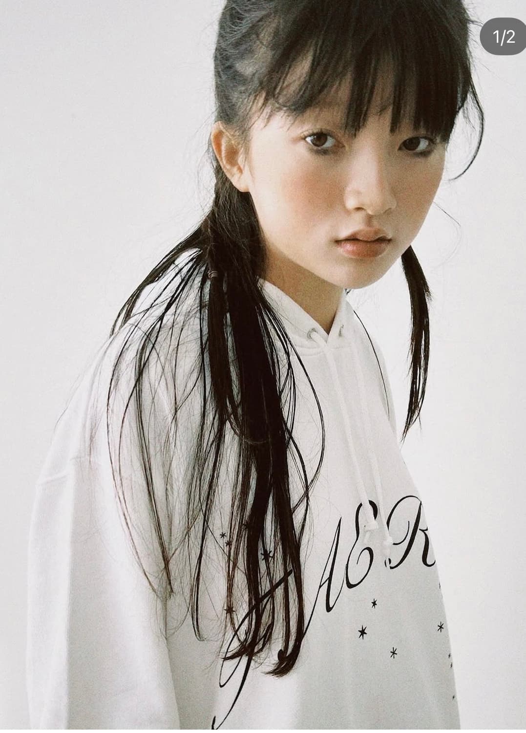 샵페어리 shop faerie 화이트 후드 (실착 사진 o) 상품이미지2