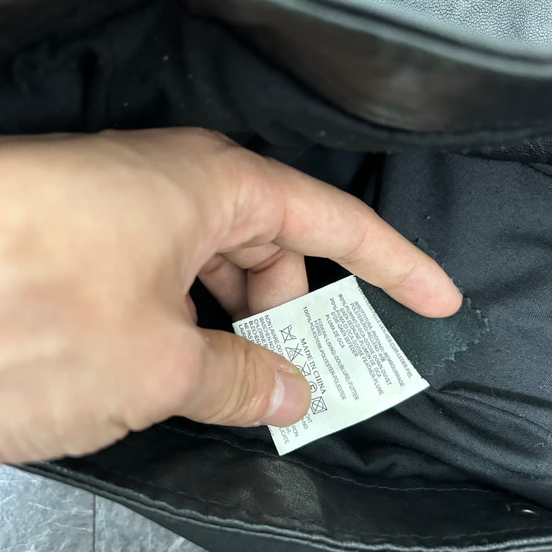 디젤 양가죽 쿼드지퍼 바이커 자켓 상품이미지8