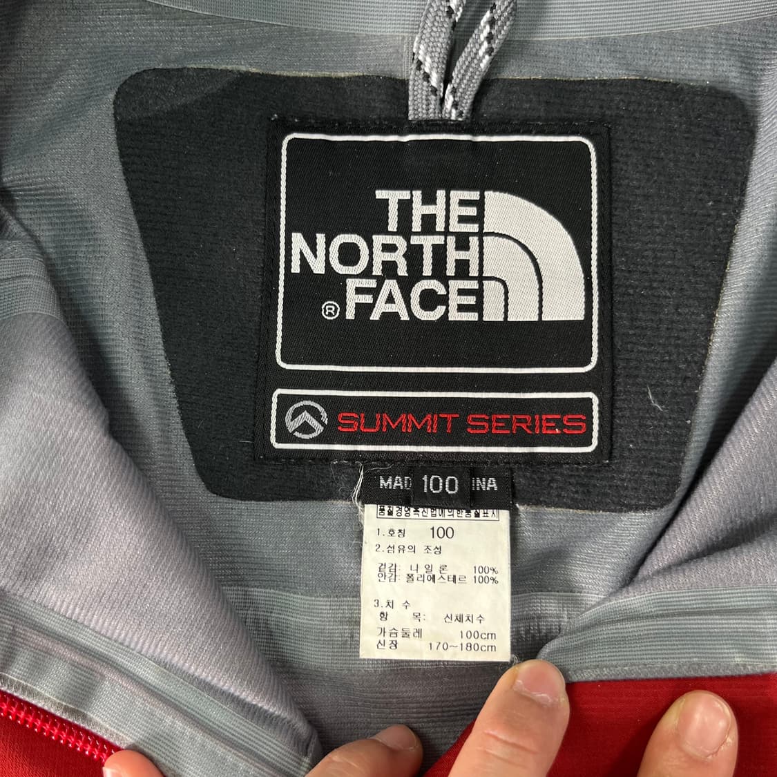 100 노스페이스 하이벤트 알파 배색 바람막이 자켓 상품이미지3