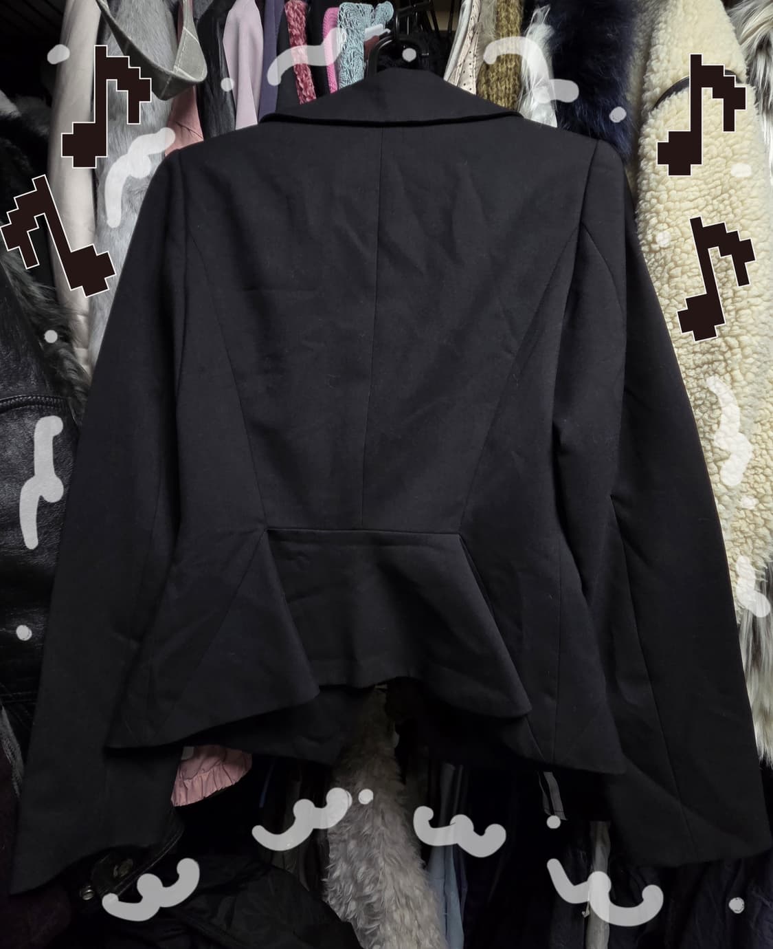 비비안웨스트우드 데드스탁 긱시크 니혼진 블랙자켓 상품이미지5