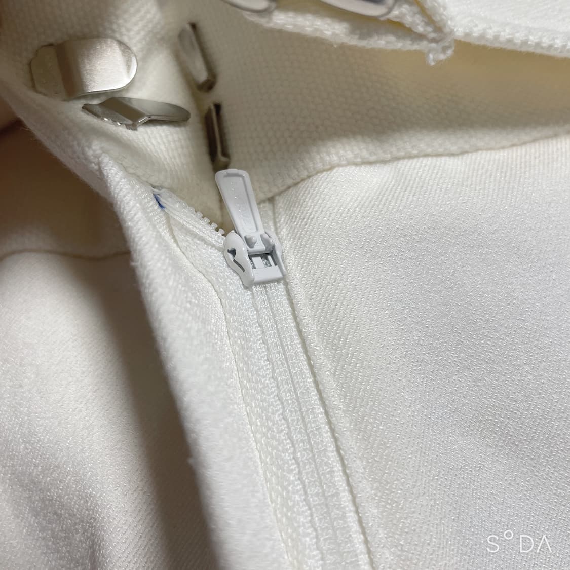 Recto 렉토 화이트 벨티드 면팬츠 바지 상품이미지5