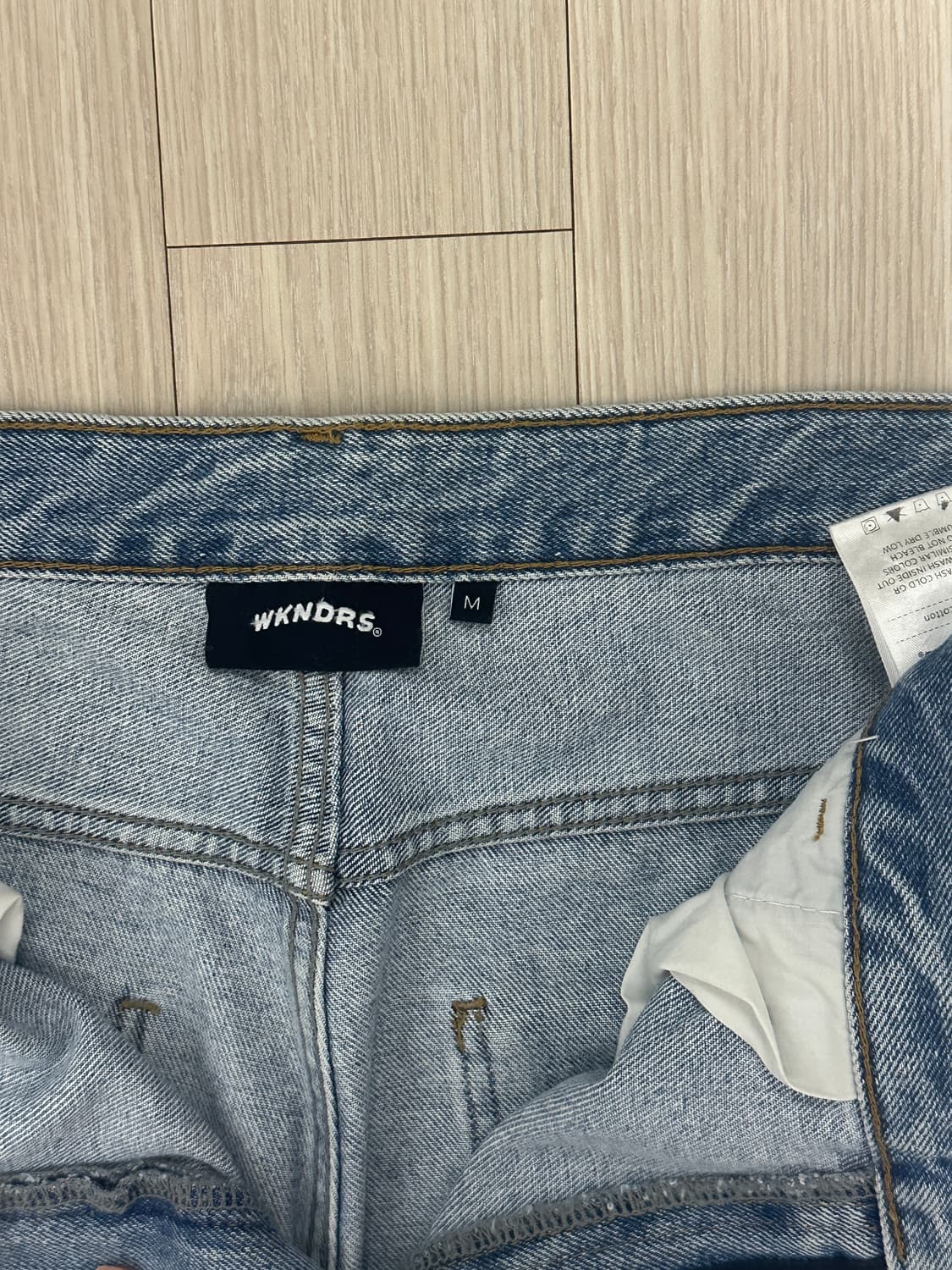 위캔더스 와이드 카고 카펜더 데님팬츠 상품이미지8