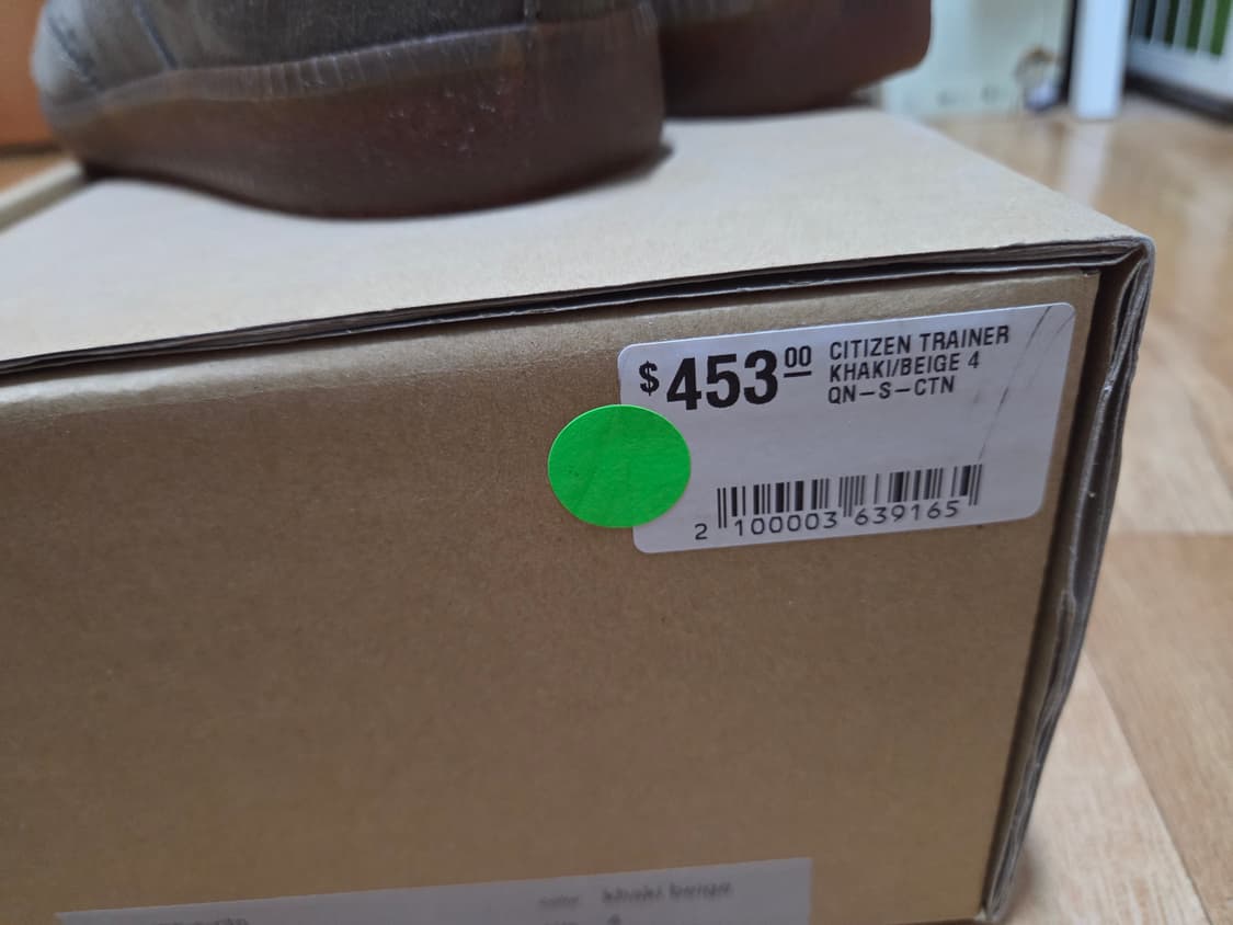 핸더스킴 시티즌 트레이너 카키베이지 4사이즈 상품이미지5