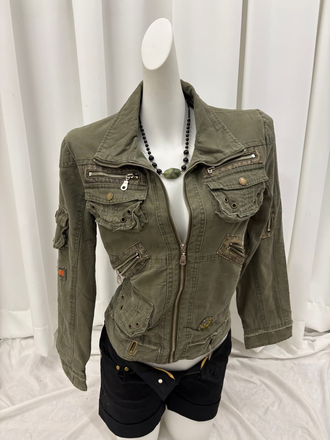 y2k 포켓 디테일 야상자켓 상품이미지2