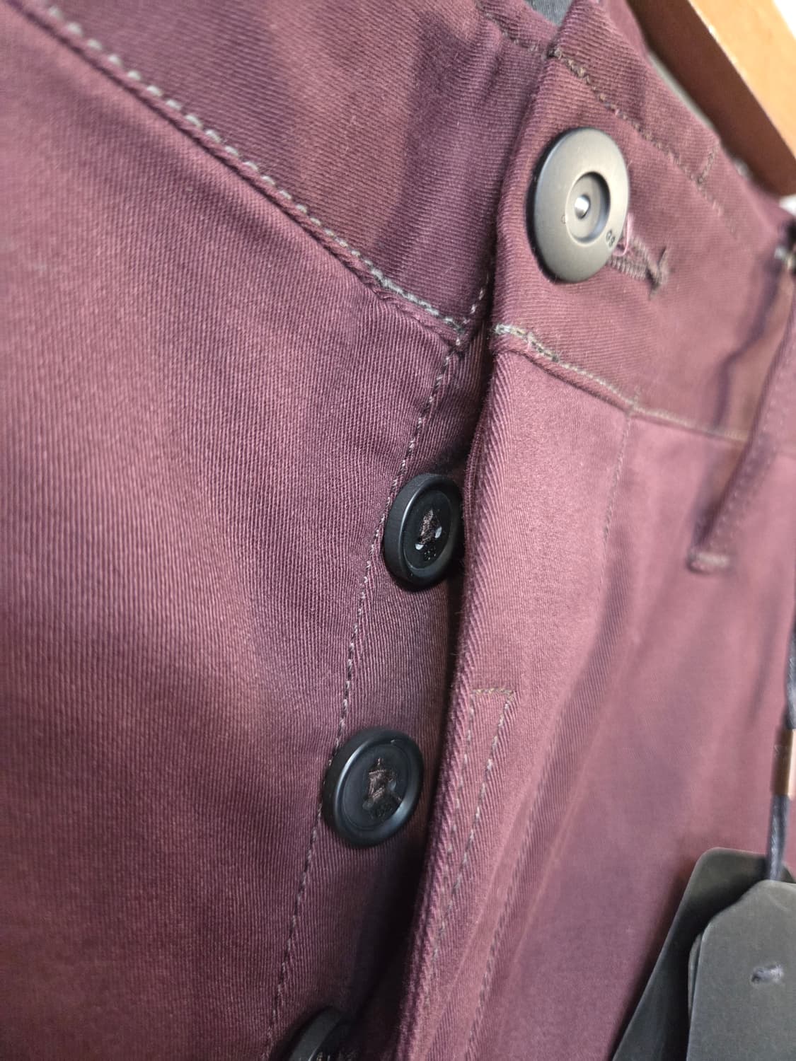 G-STAR RAW 버건디 컬러 슬림 바지(W33/L32) 상품이미지4