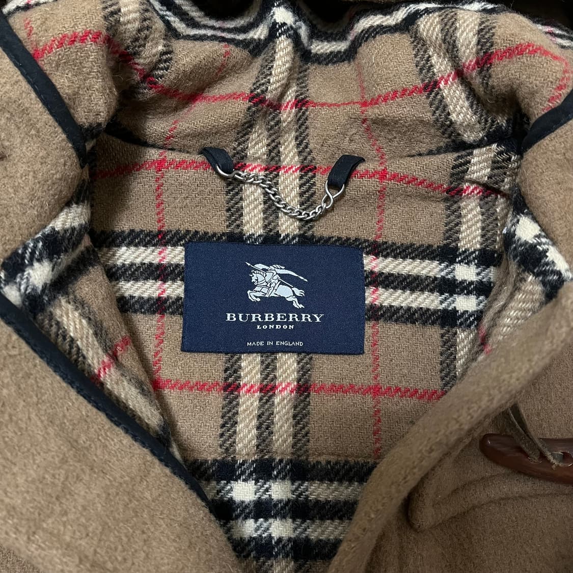 버버리 울 더플 베이지 떡볶이 코트 L(100) 상품이미지3