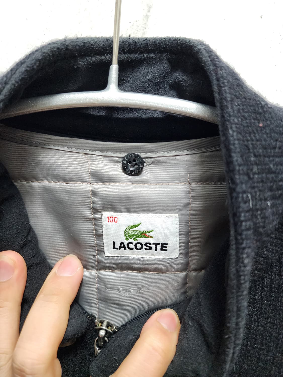 라코스테 스틸로고 wool 니트집업 (내피포함) 상품이미지7