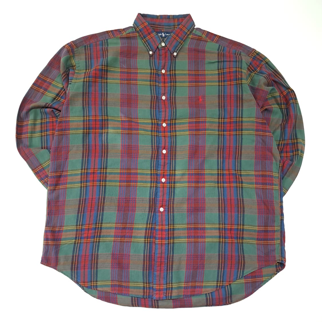 CL633 XL 폴로 90s 클래식 매드라스 체크 셔츠 남방 상품이미지1