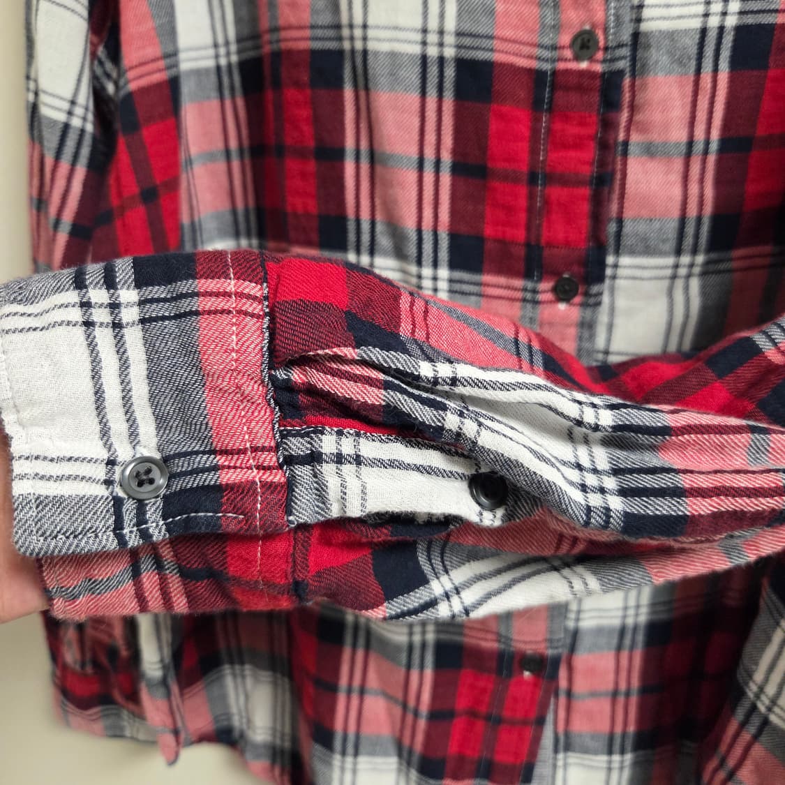 Joe Fresh 캐나다 플란넬 체크 셔츠 L-XL(100-105) 상품이미지5