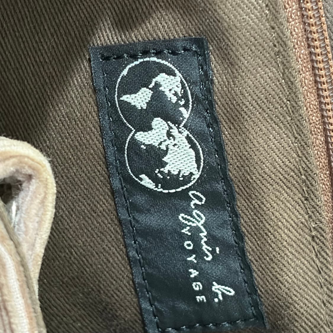 아네스베 코듀로이 핸드백 상품이미지6