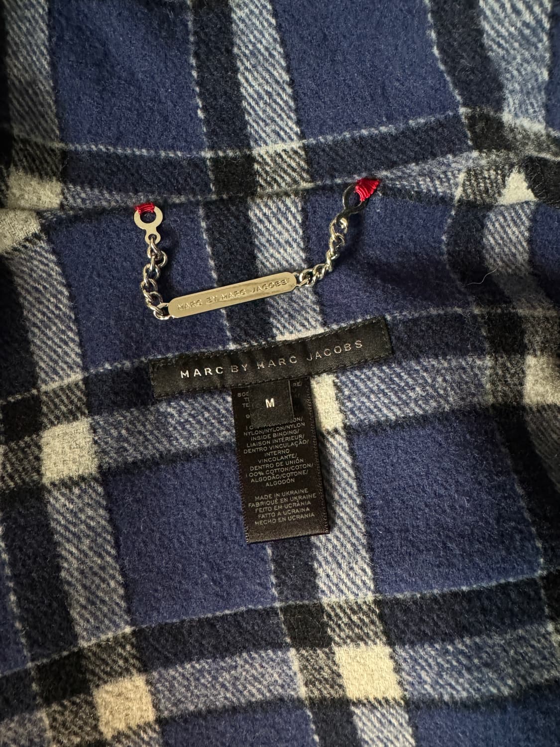 마크 바이 마크 제이콥스 울 더플코트 Navy M 상품이미지3