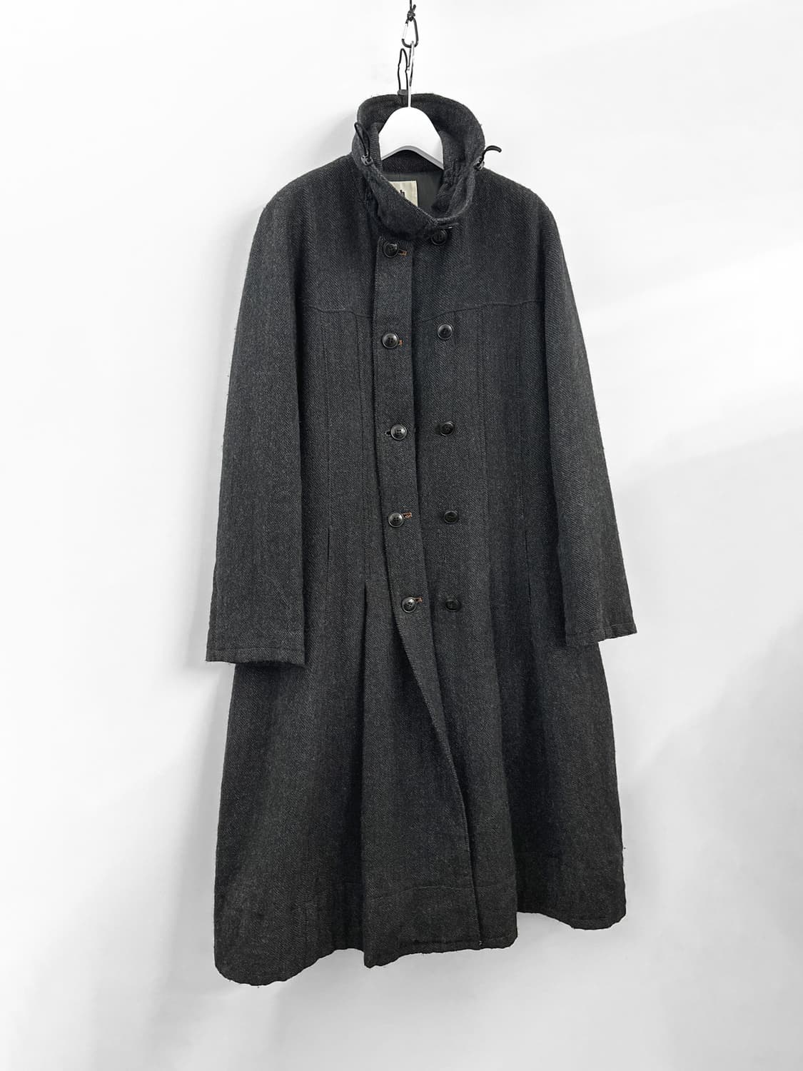 t.b Teresa van Buren 더블 블레스티드 울 블랜드 롱 코트 상품이미지3