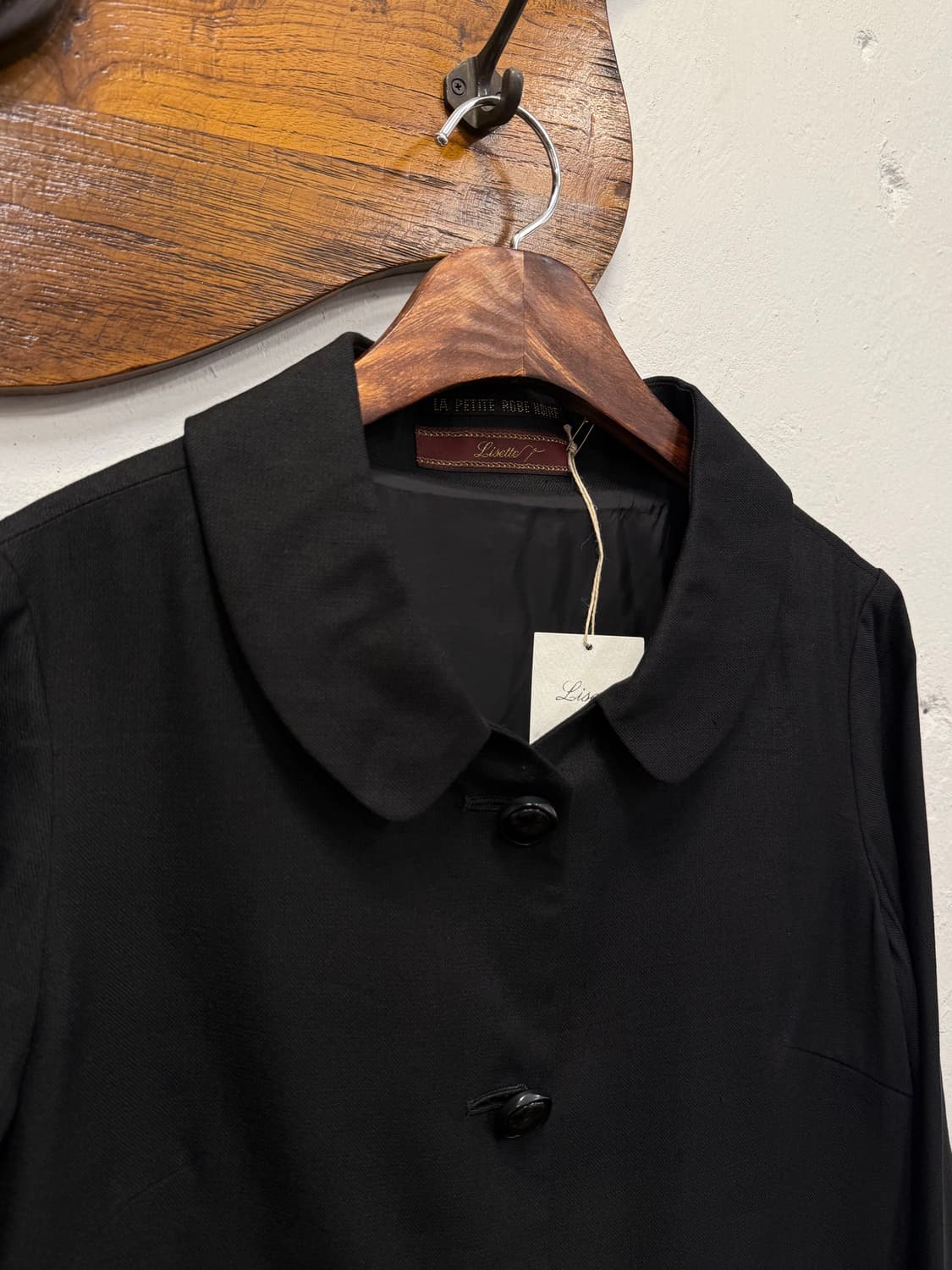 55) Lisette Black Tailored Silk Linen Ja 상품이미지3