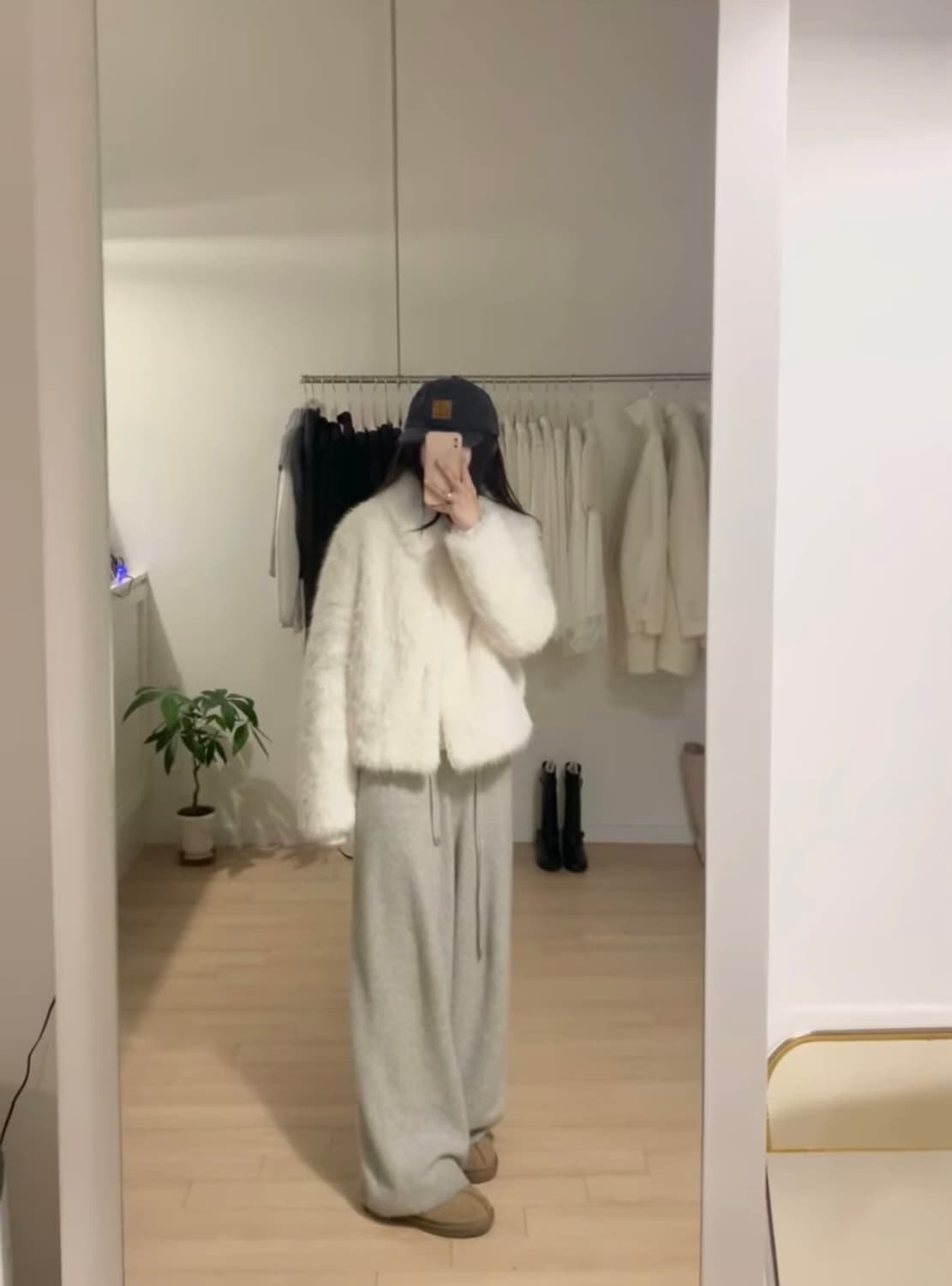 (새상품)누아누아 프리미엄 보들 라쿤 니트팬츠 상품이미지3