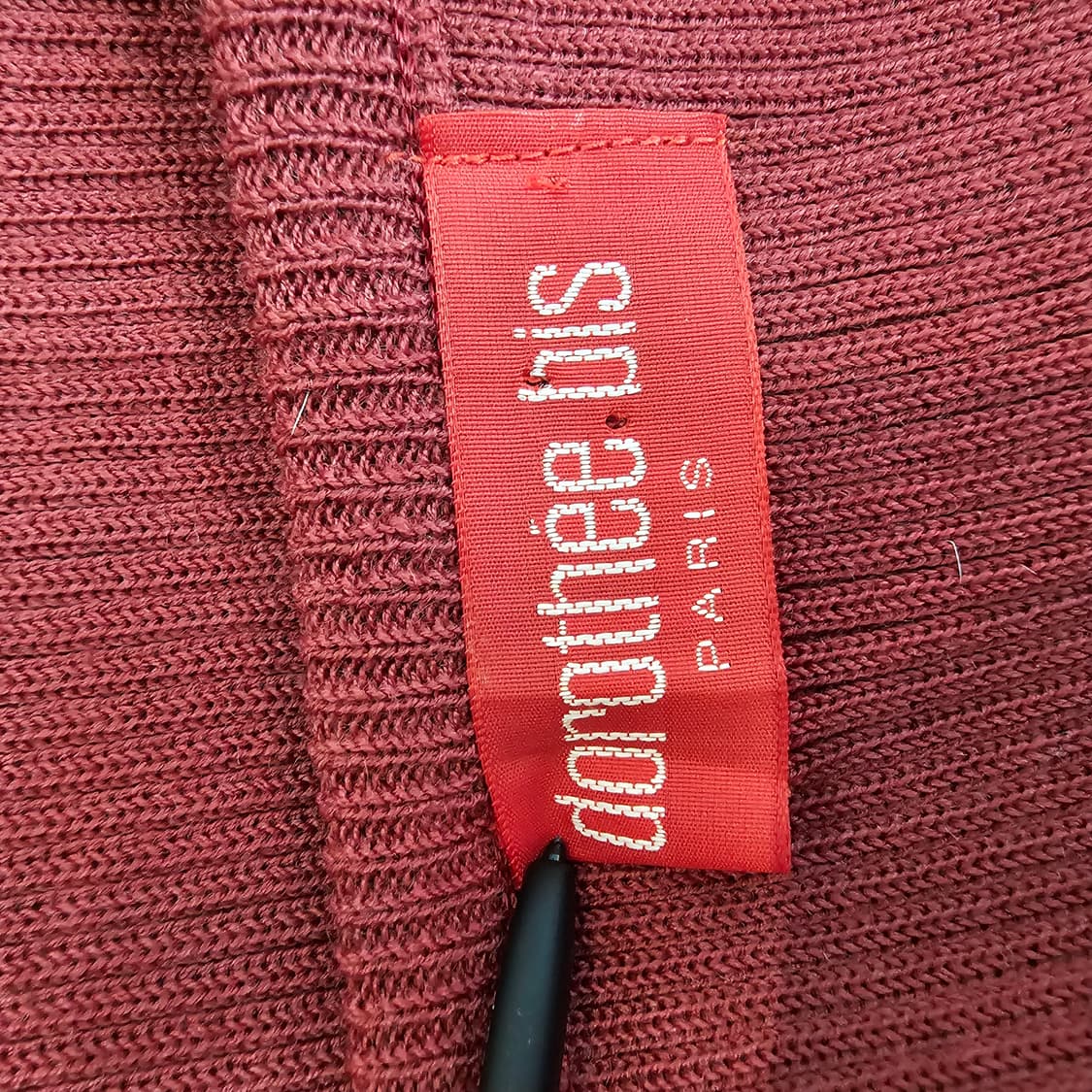 울100% 골드 플라워 슬림핏 골지 니트 원피스 상품이미지9