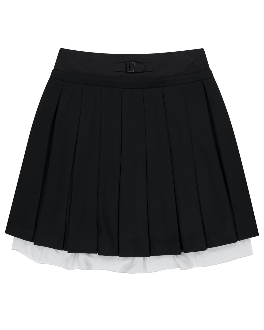 DOUBLE WAISTED PLEATS SKIRT BLACK, 2사이즈 상품이미지2