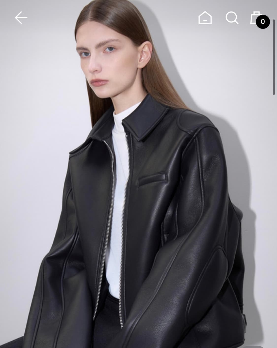 우이 ouie Seoul 레더 자켓 상품이미지1