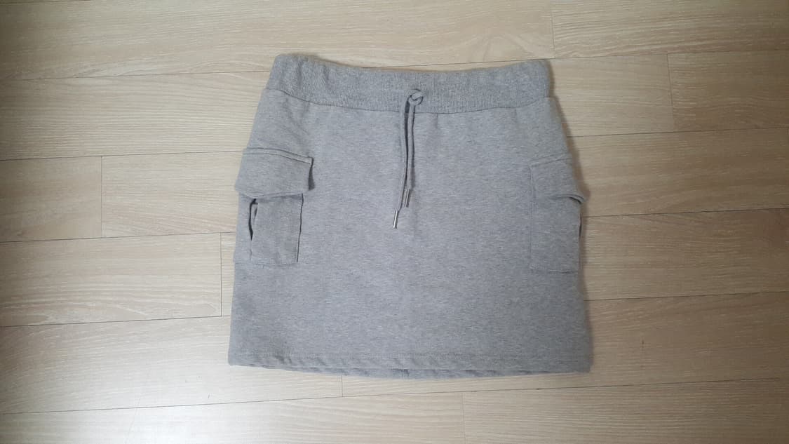 [품절새상품] 손 화민 님 디에이디 코튼 카고 미니 스커트 치마 그레이 상품이미지4