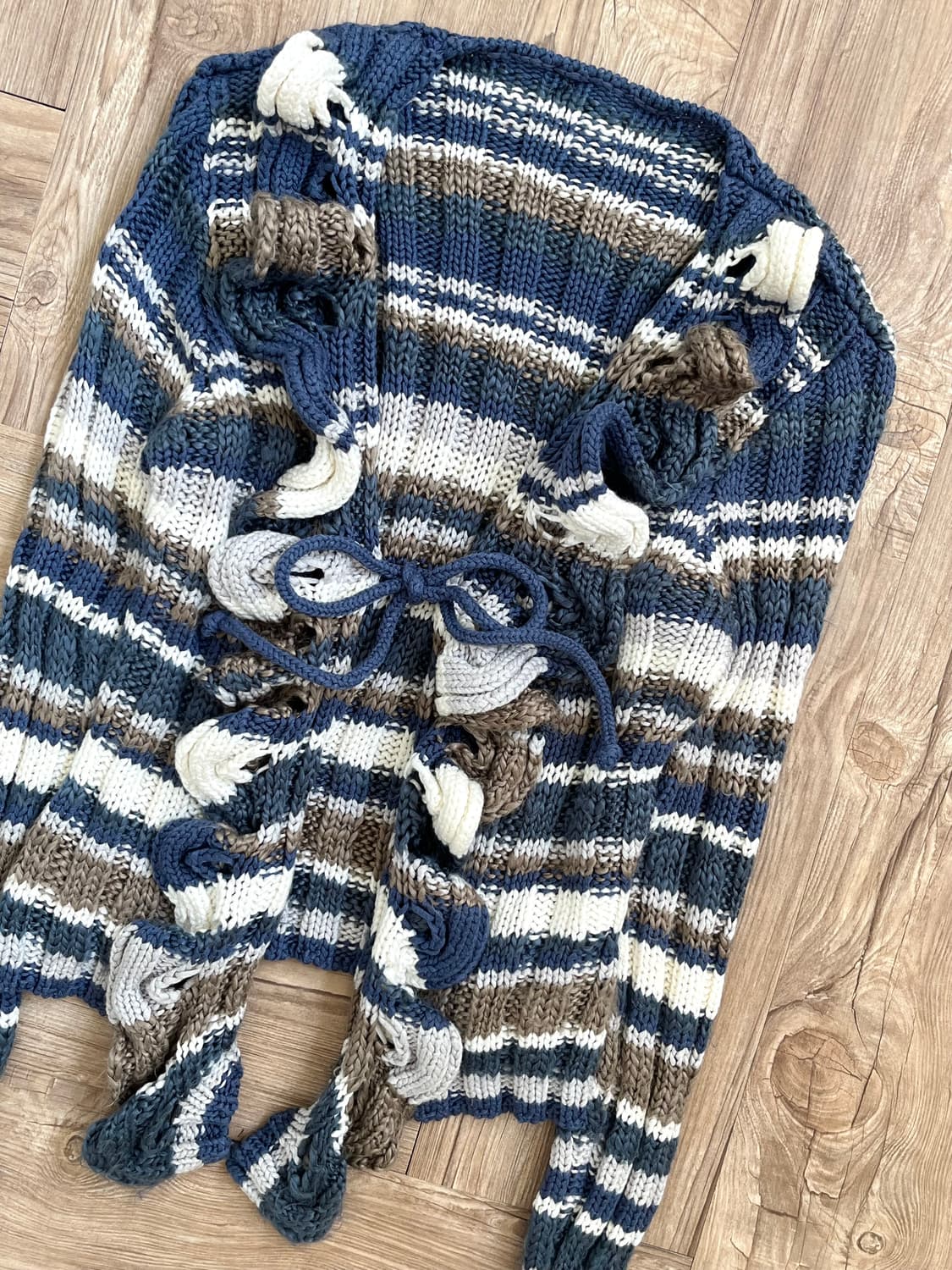 vtg 셔링 핸드메이드 가디건 상품이미지2