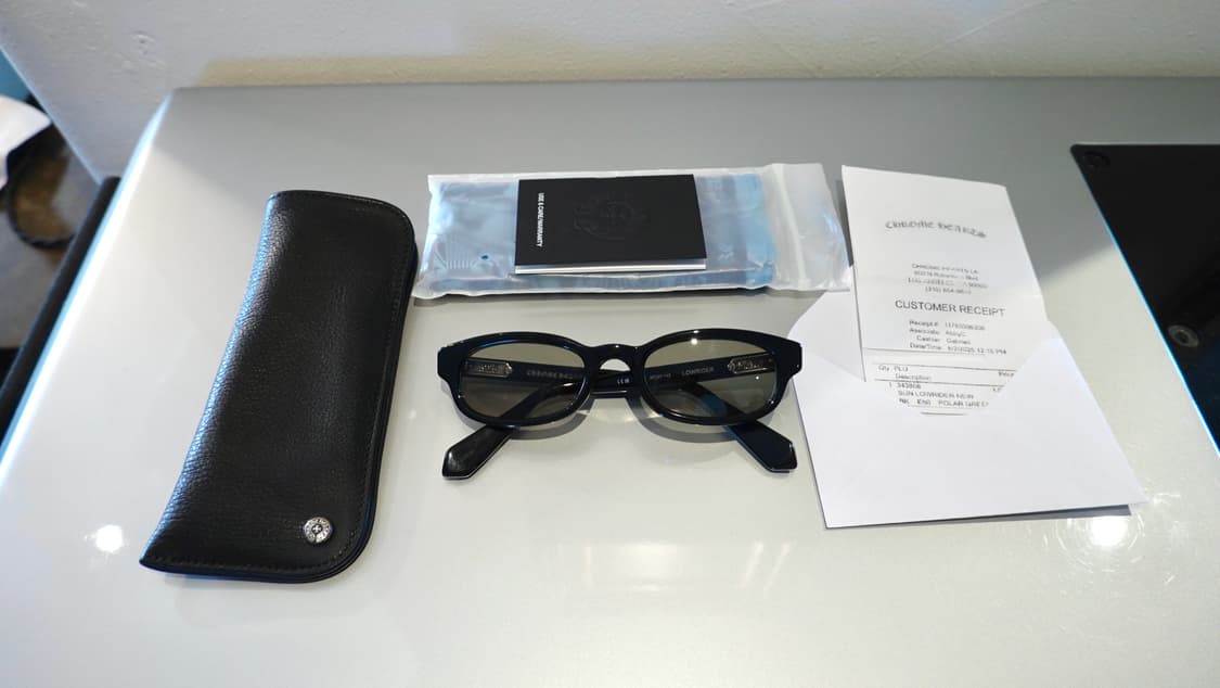 크롬하츠 로우라이더 유광블랙 선글라스/안경 상품이미지2