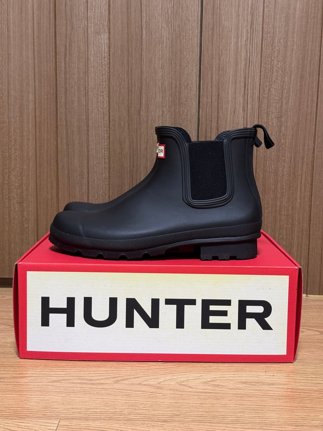 헌터 오리지널 첼시 부츠 블랙 상품이미지2
