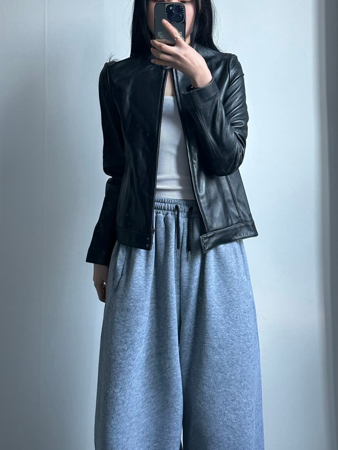 Vintage 빈티지 양가죽 레더 자켓 상품이미지1