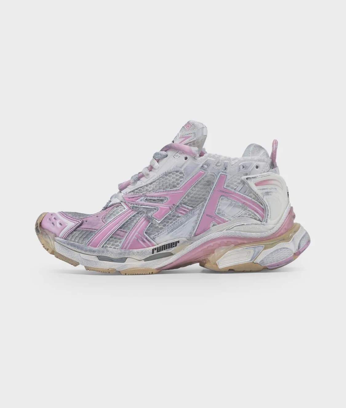 발렌시아가 러너 화이트 핑크 36 상품이미지3