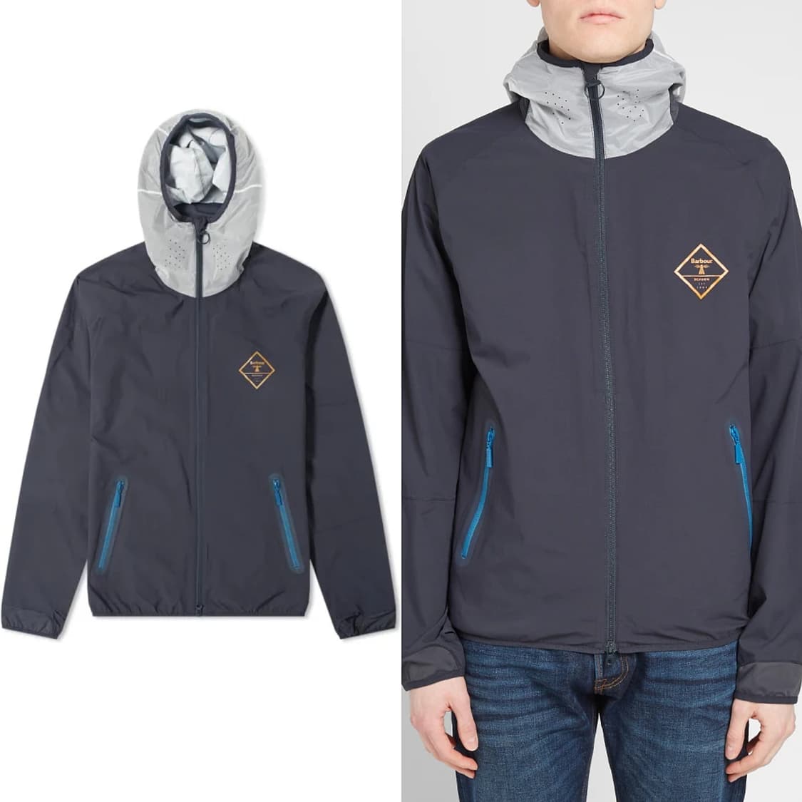 바버 비콘 후드 윈드브레이커 자켓 상품이미지1