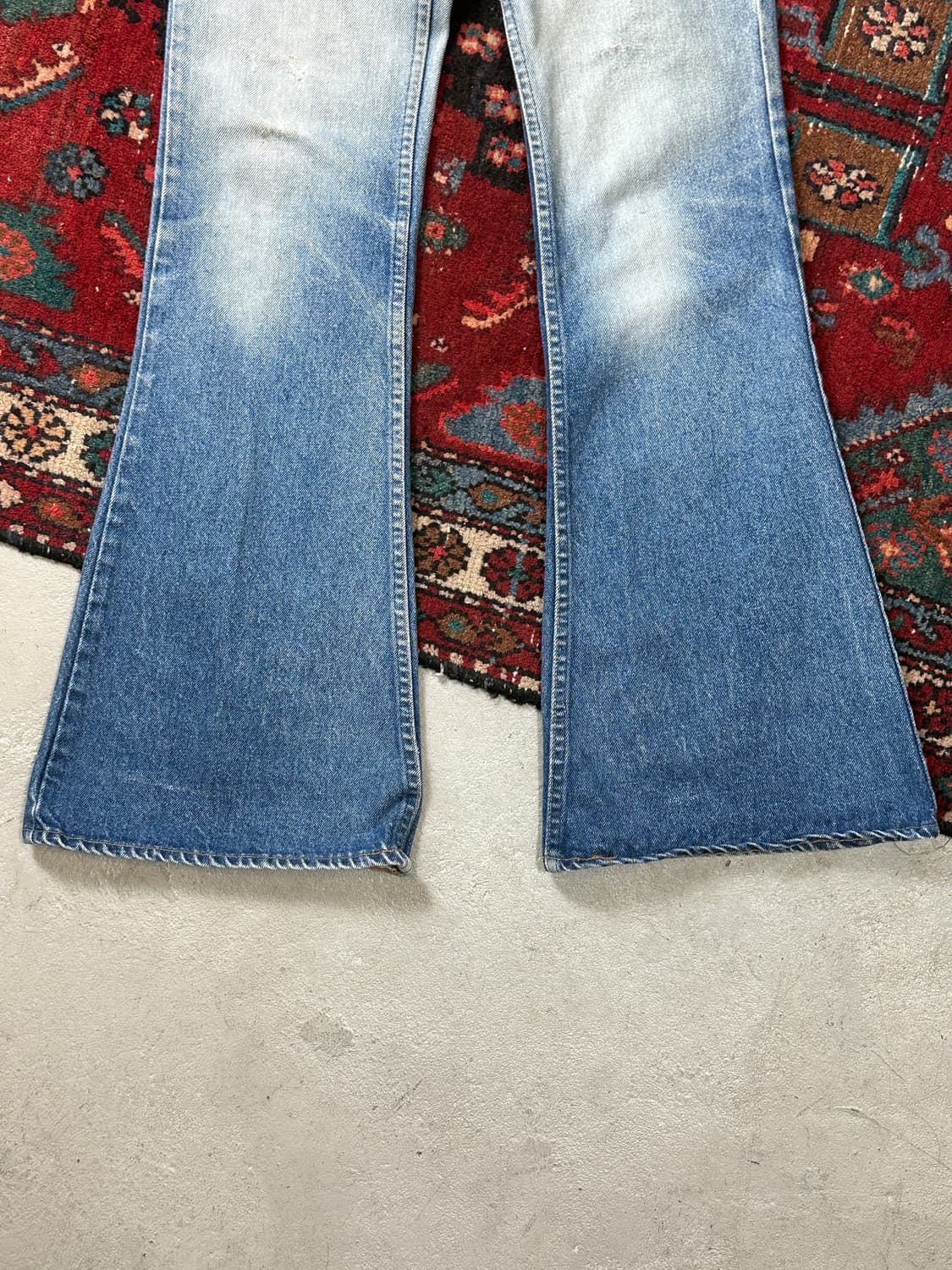 80's USA Made 빈티지 리바이스 684 벨바텀 부츠컷 체인스티치 상품이미지7