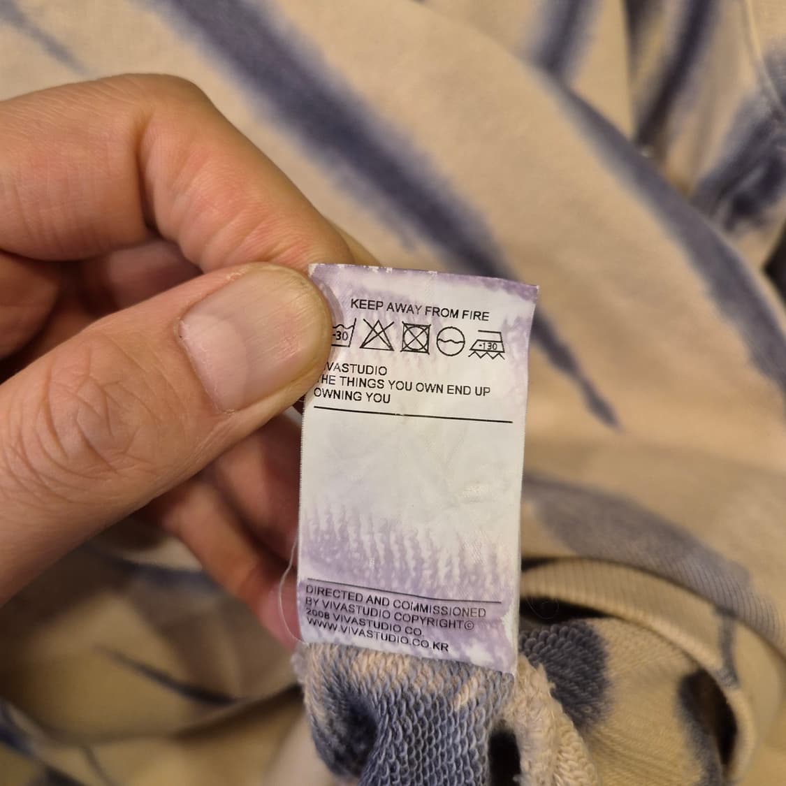 M 비바스튜디오 타이다이 맨투맨  상품이미지5