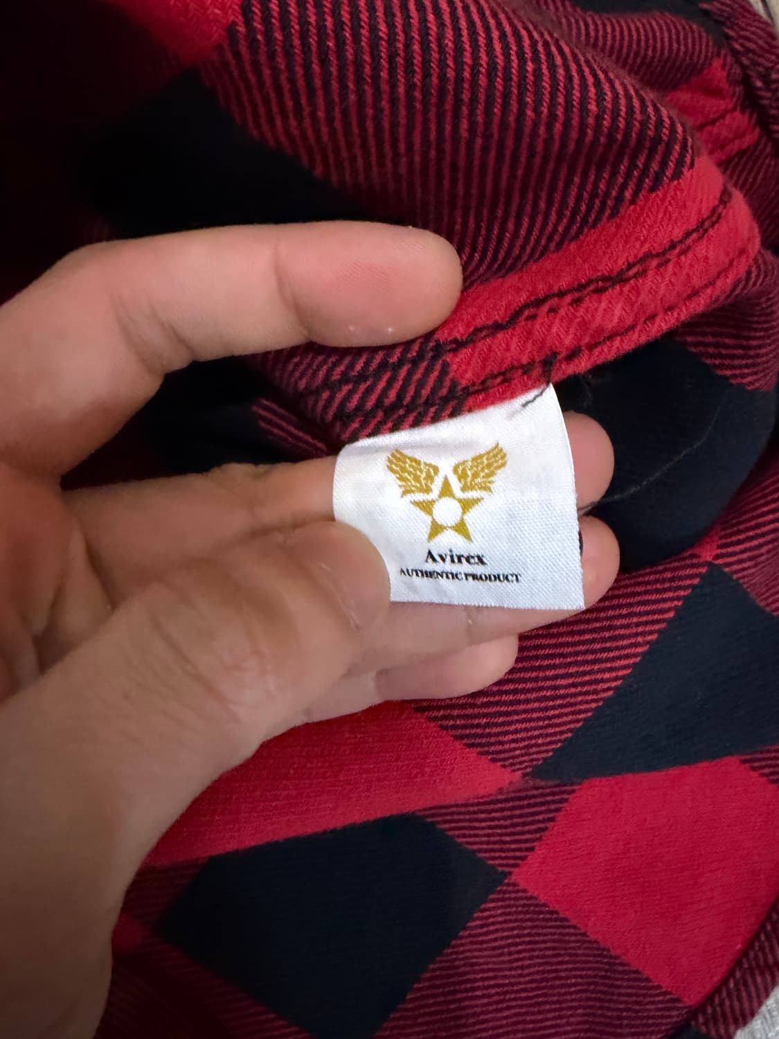 M) 아비렉스 플란넬 셔츠 상품이미지4