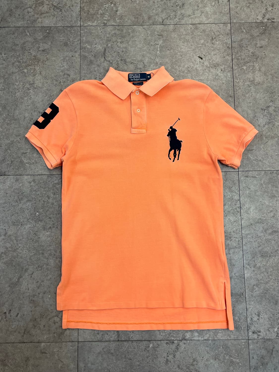 폴로 랄프로렌 빅포니 반팔 카라티 오렌지 M #csz3148 상품이미지4