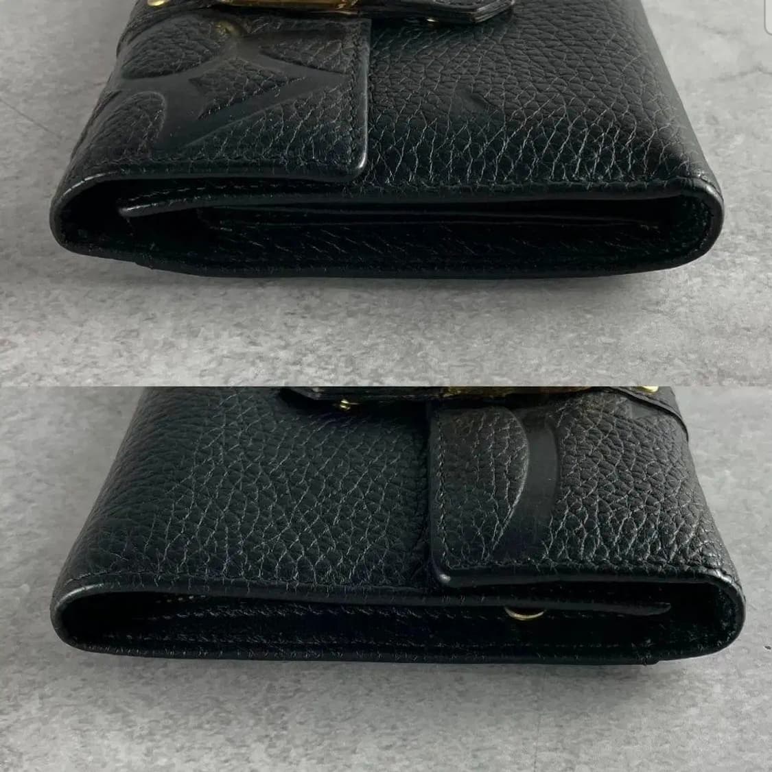 비비안 웨스트우드 트라이 버클 가죽 지갑 상품이미지4