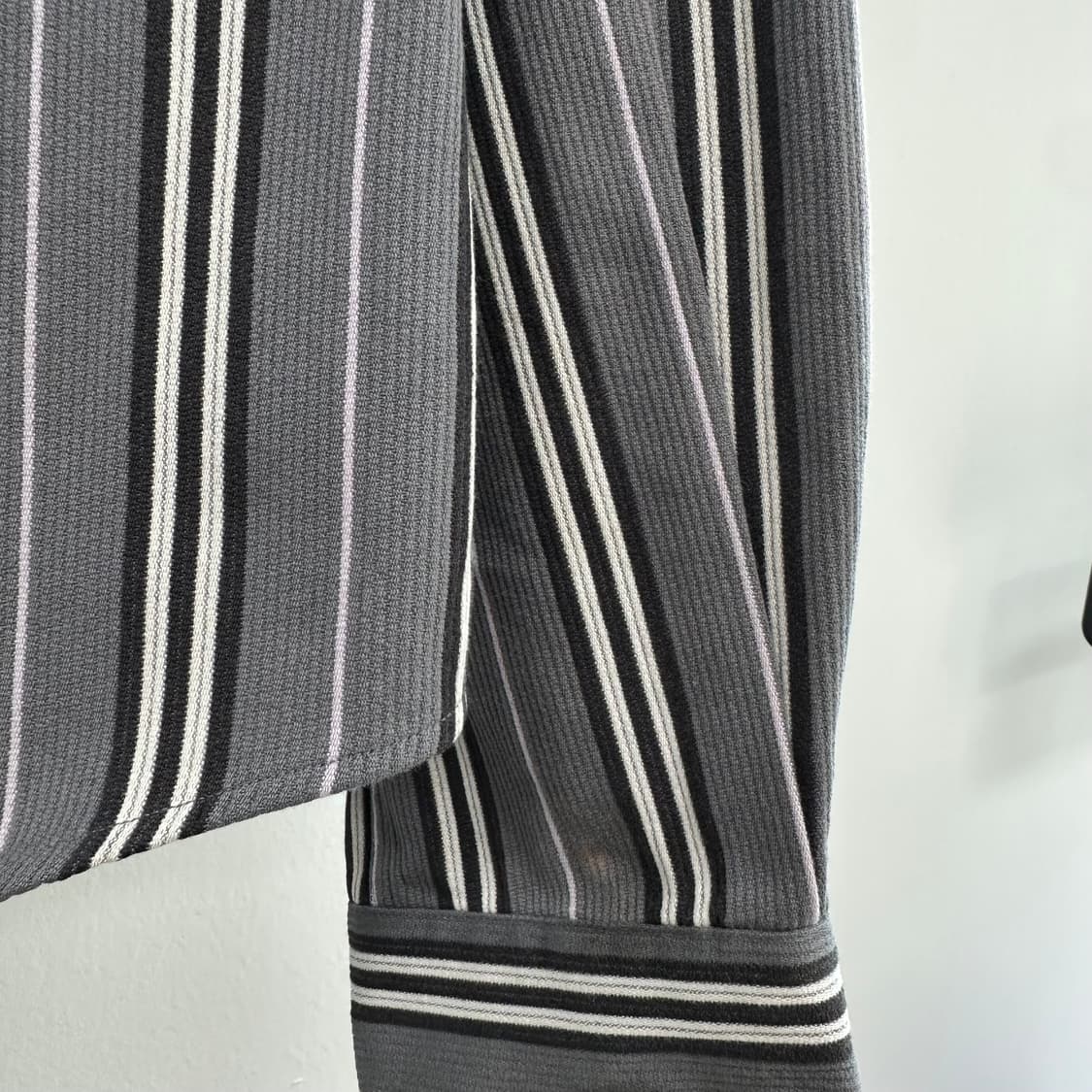 버버리 스냅버튼 스트라이프 셔츠 상품이미지4