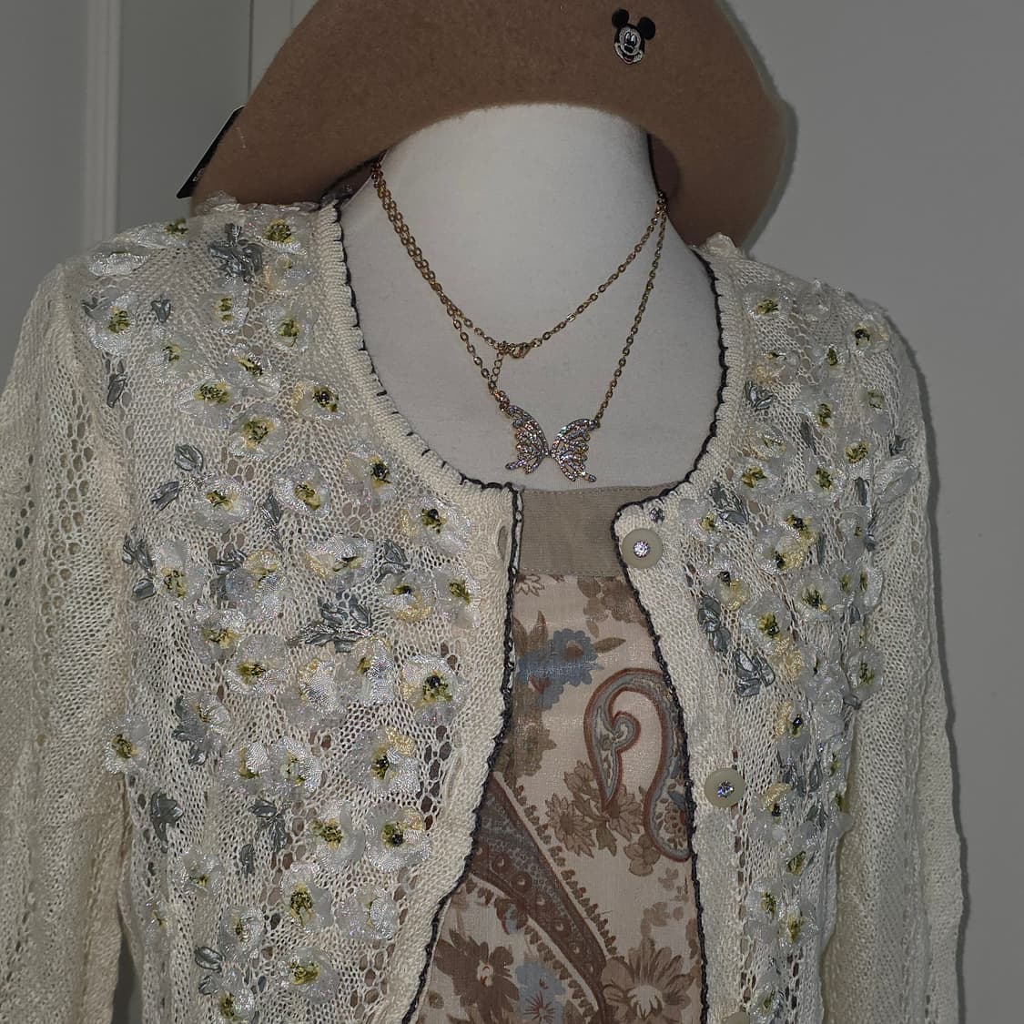 일본빈티지)아오이유우 모리걸st 엑시즈팜 플로럴 코디세트 오월에스닉y2k 상품이미지6