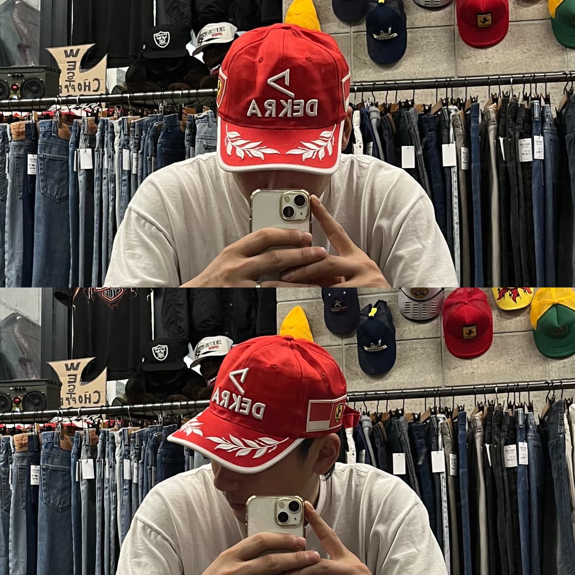 90s 빈티지 페라리 F1 볼캡 상품이미지7