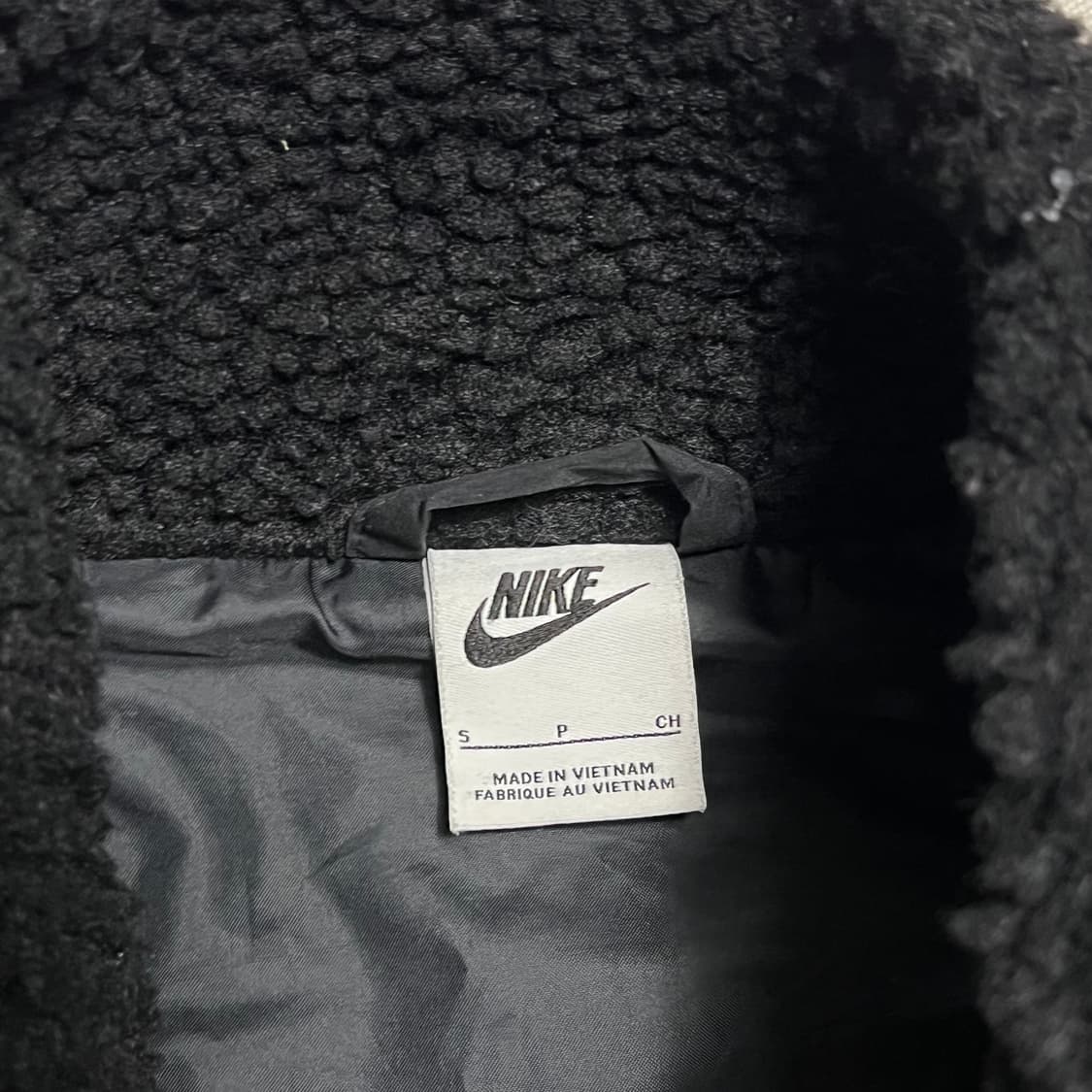 S 나이키 셰르파 블랙 플리스 상품이미지4