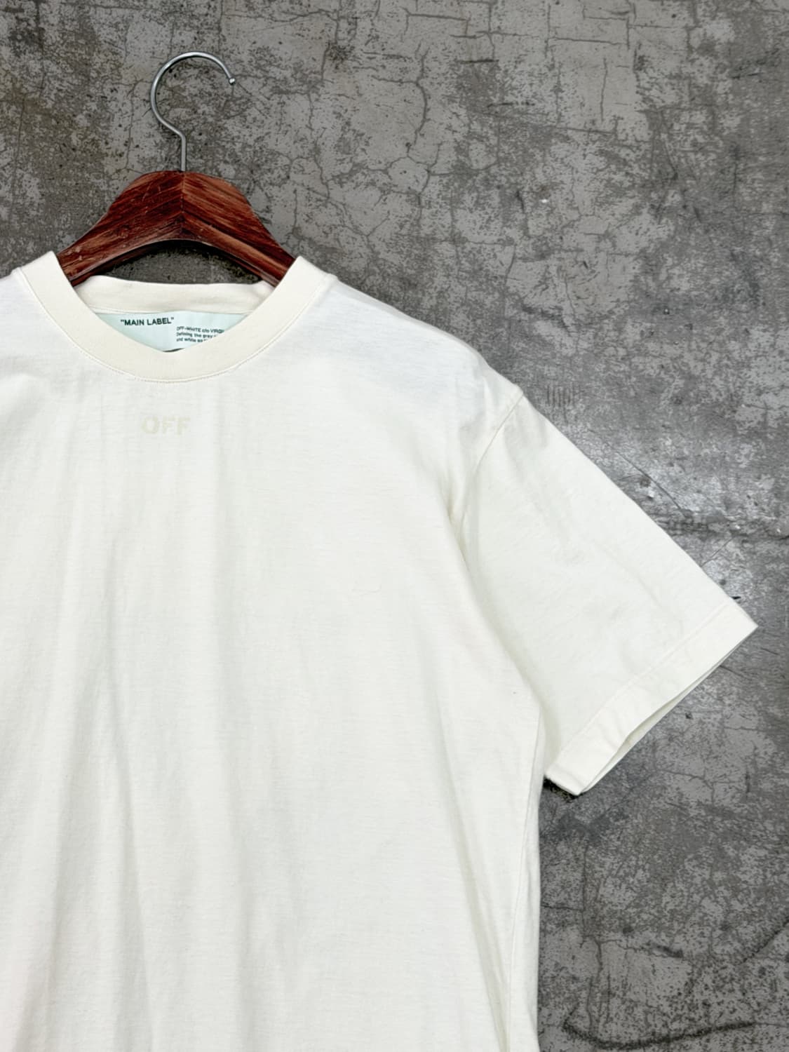 오프화이트 애로우 프린트 반팔 티셔츠 상품이미지2