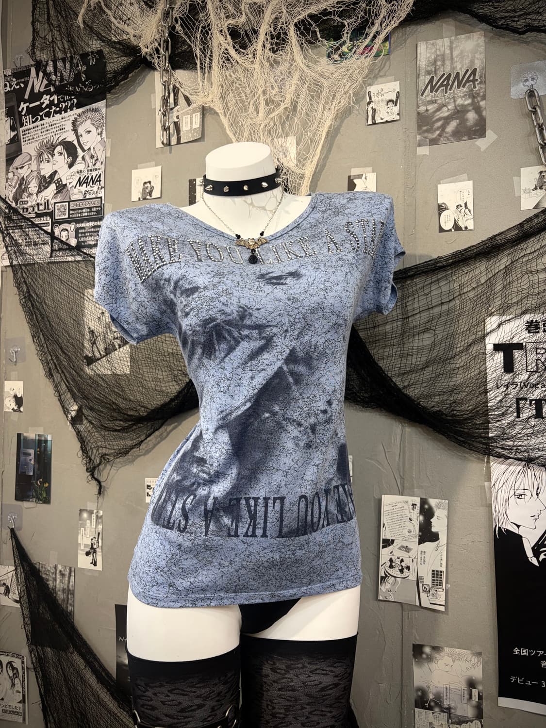 Y2K cubic tie-dye Printing loose fit 상품이미지6
