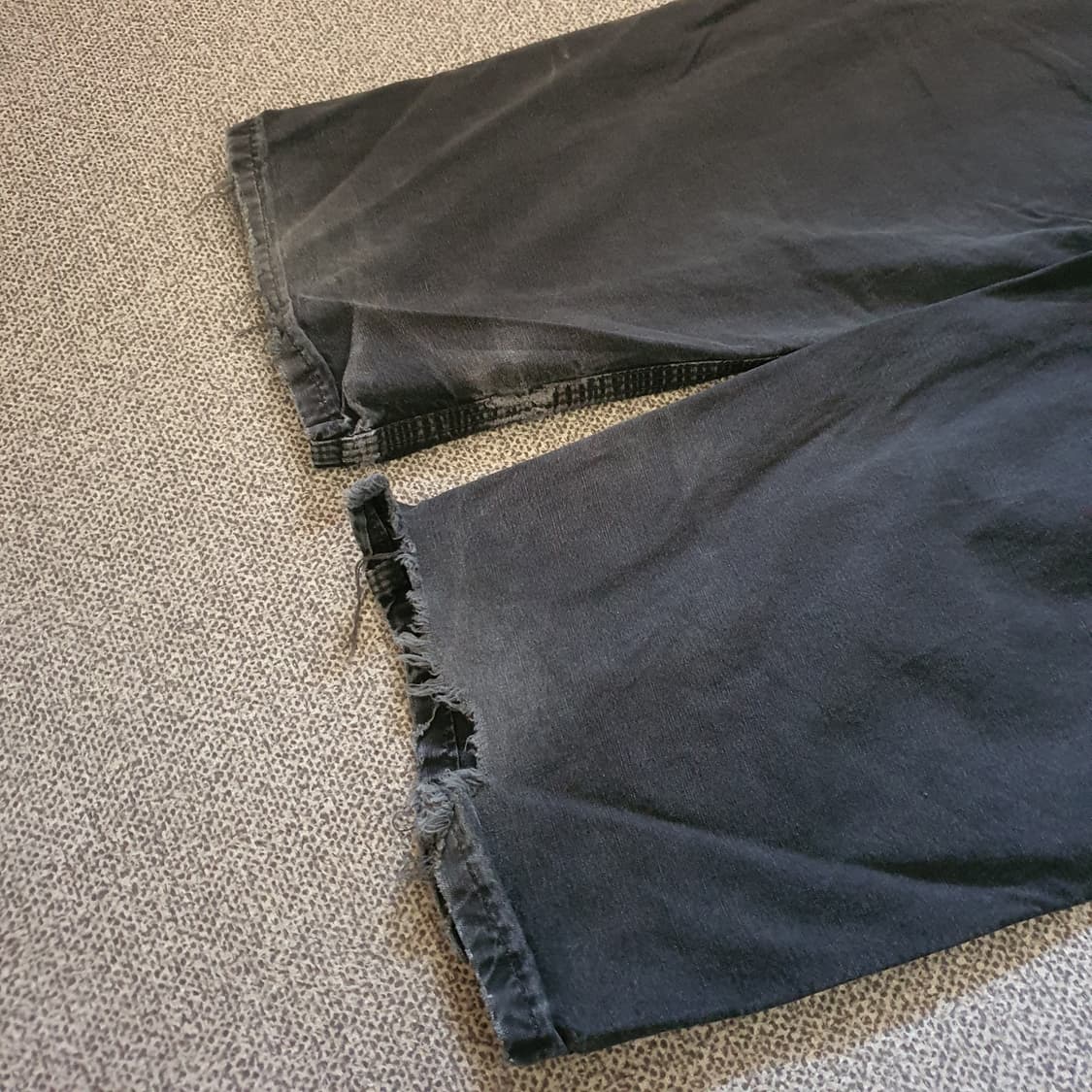 칼하트 B151 BLK 캔버스 던가리 팬츠 no.93 상품이미지9